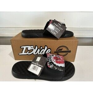 Mismatched Chicago Bulls I Slide NBA Men's Wordmark GEL Slide Size 9 & 10